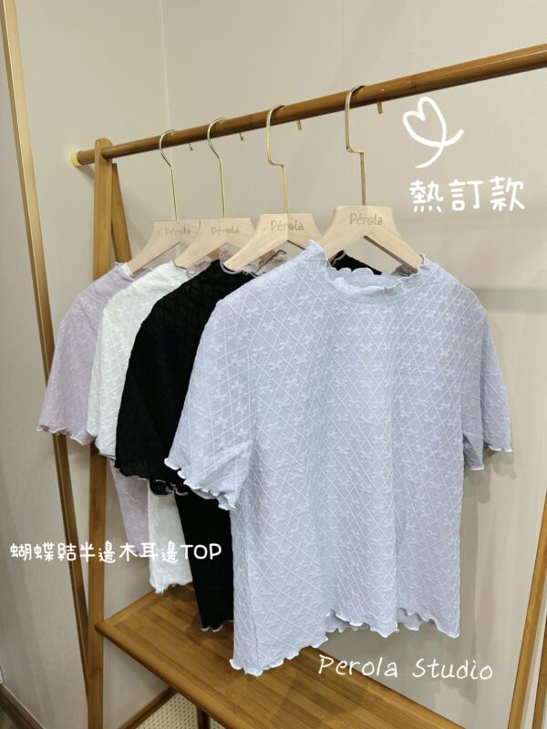 IMG_5253 જ⁀➴♡ ✨蝴蝶結木耳邊TOP