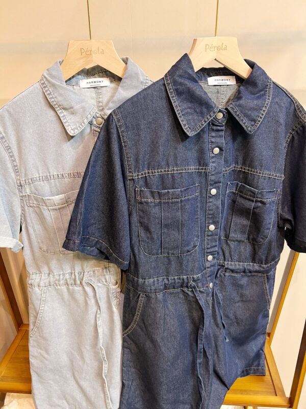 જ⁀➴♡ ✨韓國直送 牛仔連身裙 最後各2件清貨
