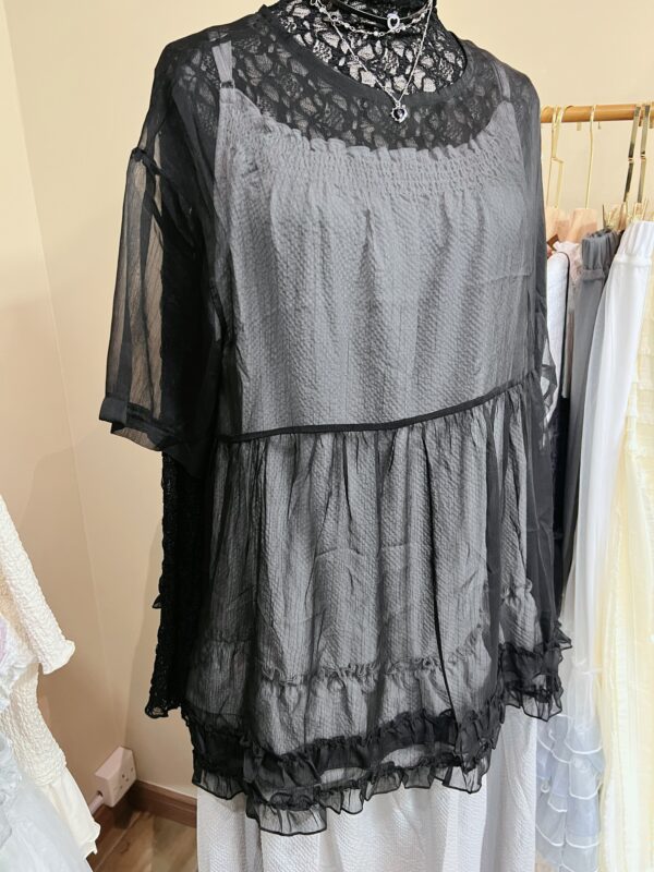 જ⁀➴♡ ✨透透Ruffle TOP - Image 2