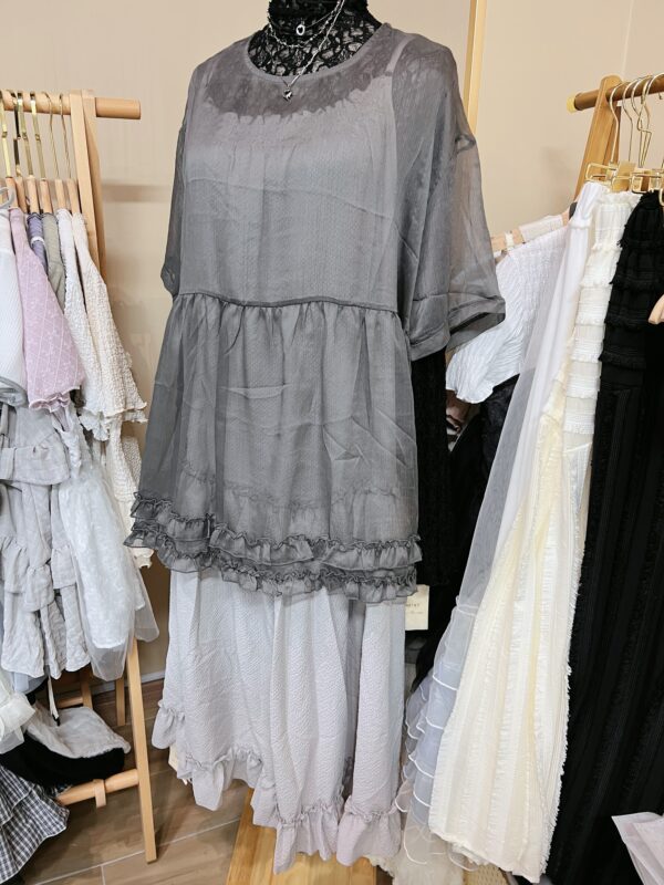 જ⁀➴♡ ✨透透Ruffle TOP - Image 5