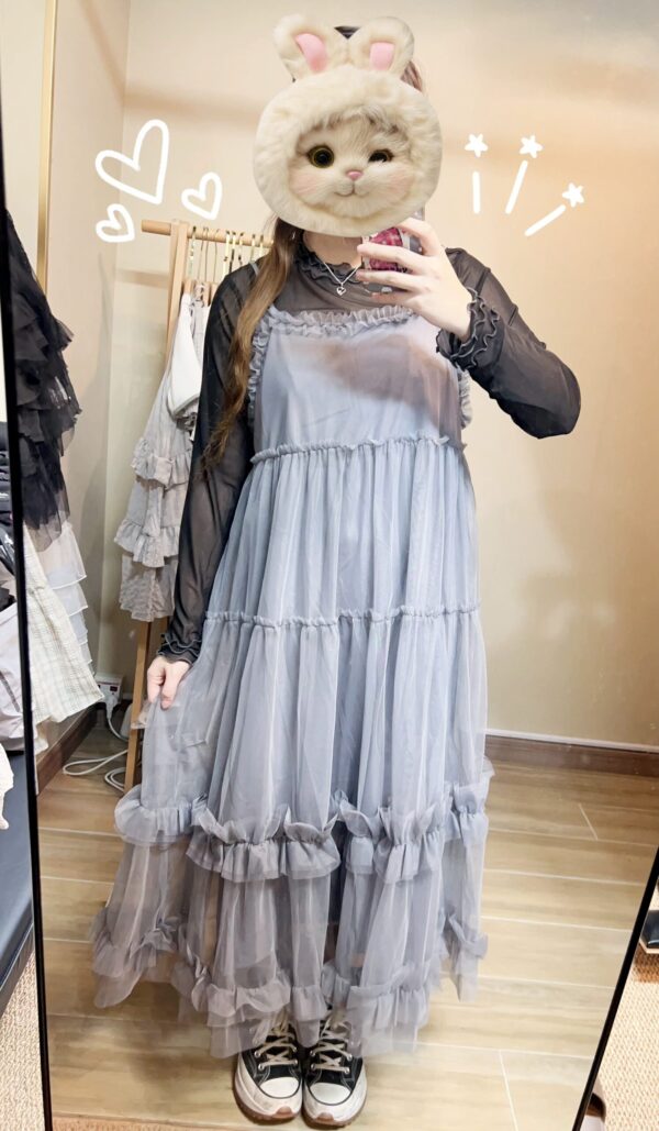 IMG_6132 જ⁀➴♡ ✨捲捲透Ruffle Top