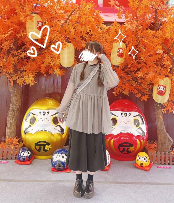 IMG_7863 જ⁀➴♡ ✨透透卷邊TOP (長款)