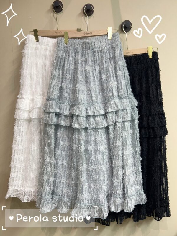 જ⁀➴♡ ✨毛毛Ruffle cake dress