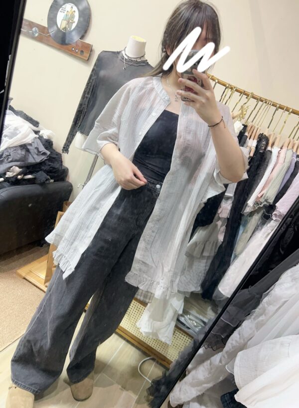 જ⁀➴♡ ✨寬鬆蝴蝶袖外套