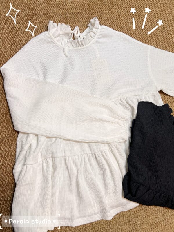 જ⁀➴♡ ✨娃娃蛋糕綁帶TOP