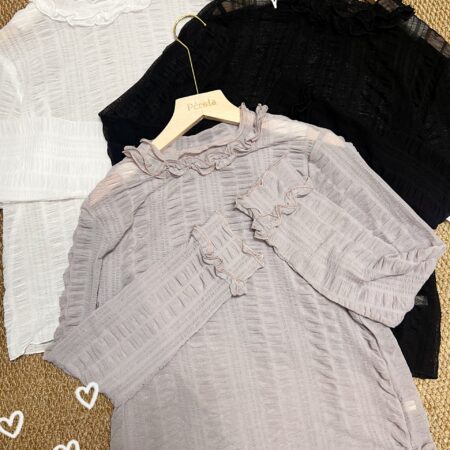 જ⁀➴♡ ✨玻璃捲邊內搭