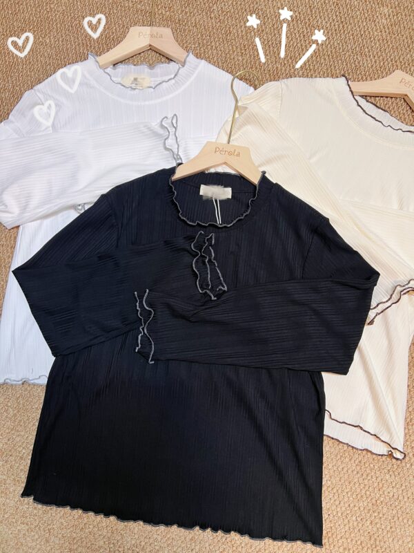 જ⁀➴♡ ✨單邊木耳Top