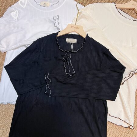 જ⁀➴♡ ✨單邊木耳Top