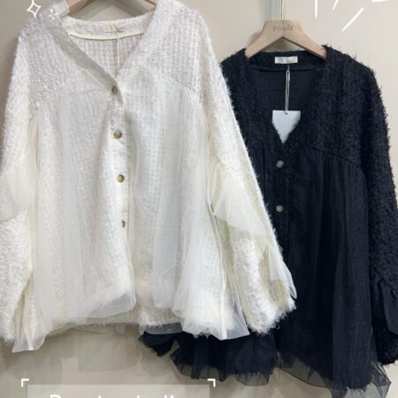 IMG_8106 જ⁀➴♡ ✨羽毛拼紗氣球外套 (人氣預訂 首批價)