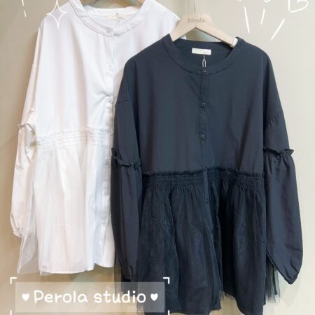 IMG_8632 જ⁀➴♡✨花邊娃娃紗紗襯衫