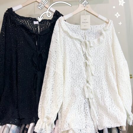 IMG_8715 જ⁀➴♡✨絨面花花Ruffle 外套 (預訂)