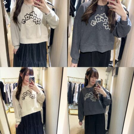 IMG_9124 🌼日系花花短款衛衣 + 雙層花邊半裙