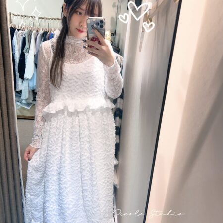 જ⁀➴♡ ✨立體MOMO 花朵OPS