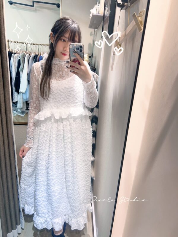 જ⁀➴♡ ✨立體MOMO 花朵OPS