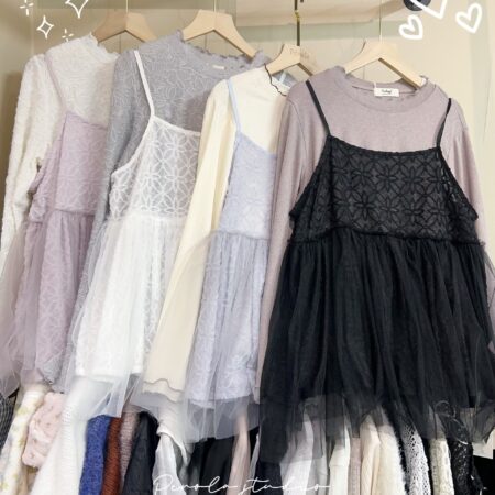 જ⁀➴♡ ✨花花拼紗外搭