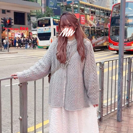 🥨麻花綁帶針織外套＋立體MOMO花朵OPS🥨