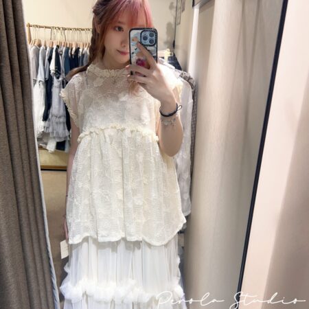 જ⁀➴♡ ✨2Way花花刺繡背心外搭