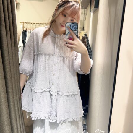 IMG_3631 જ⁀➴♡ ✨日系花邊短袖上衣