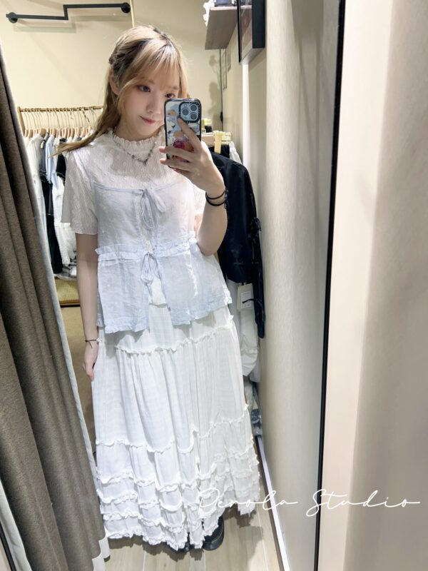 IMG_4292 જ⁀➴♡ ✨重工垂感花邊半裙