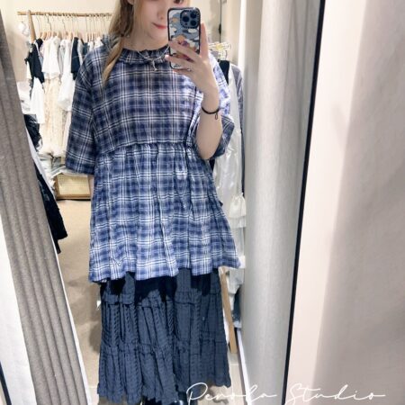 IMG_5768 જ⁀➴♡ ✨格仔花邊領Top