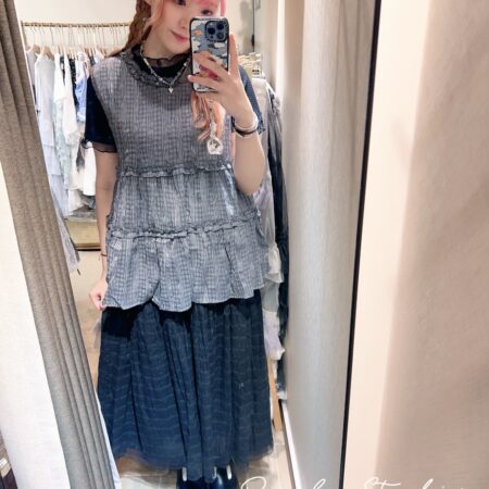 IMG_6679 જ⁀➴♡ ✨日系直紋花邊背心